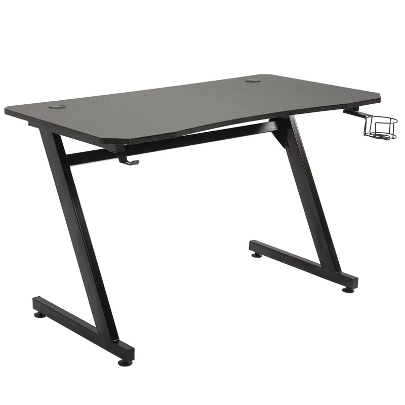 Hinkle Metal Base Writing Desk, Black