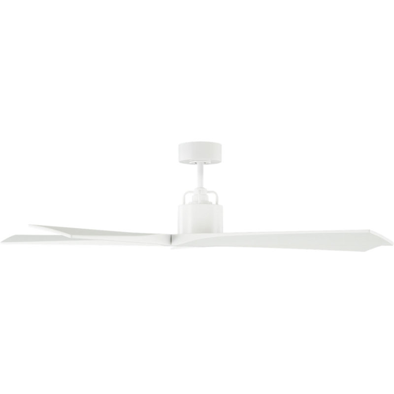Aspen, 56" Wide, Matte White with Matte White Blades