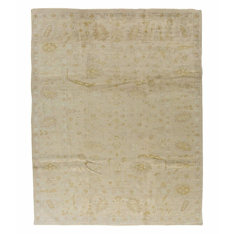 Devon One-of-a-Kind Rectangle 8' X 10' Wool Area Rug in Gold/Taupe