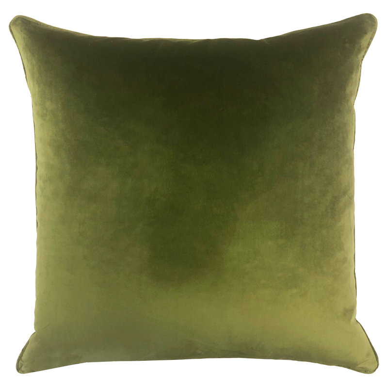 Velvet Square Pillow Cover & Insert, Apple