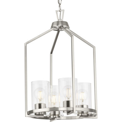 Luminaire suspendu géométrique à 4 lumières