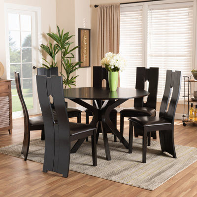 Aadrith 7 - Piece Counter Height Dining Set by Ivy Bronx