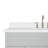 Hamlet 49 " W Freestanding Standard Free Standing 1 Single Vanity Bathroom Vanity With White Quartz Top-138978786-60199468