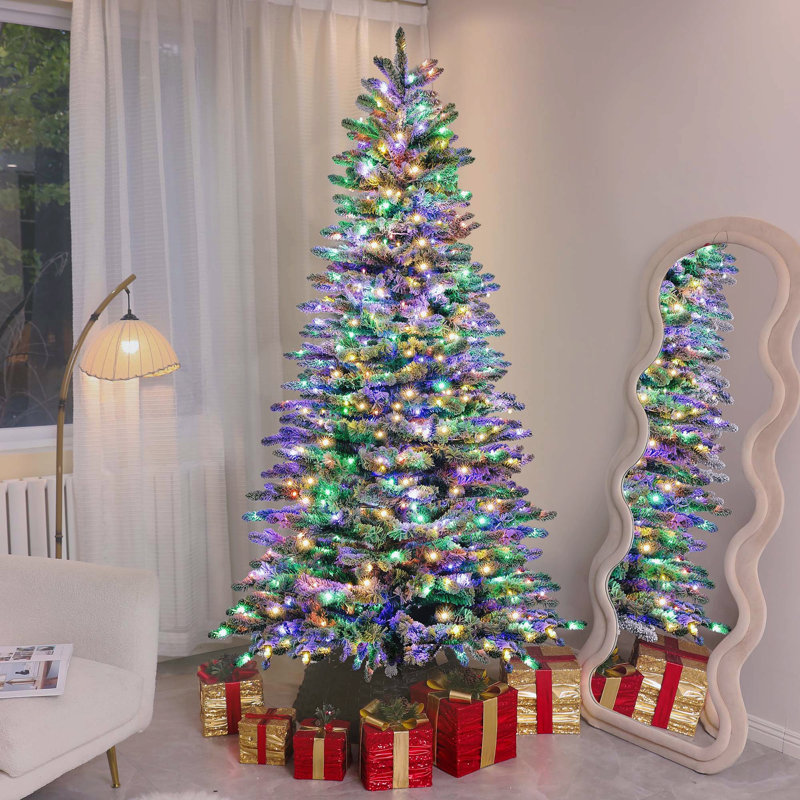 Arbre de Noël artificiel pin 7,5 pi, 7.38'