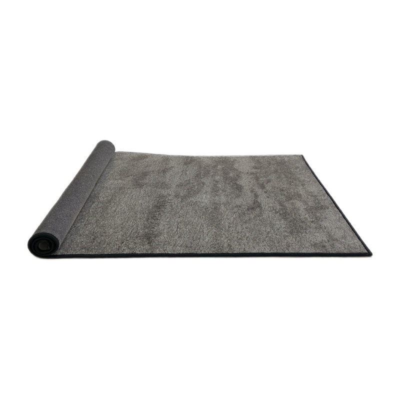 Tapis gris / noir Shameeza, Rond 6 pi