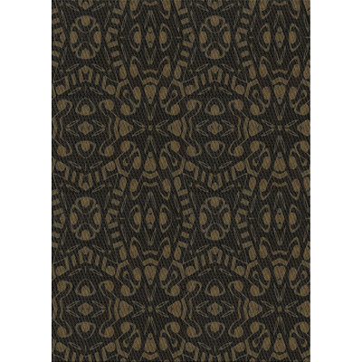 Tapis de zone noire en laine touffeté à la main Dorr
