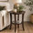 Boa Solid Wood Round Side Table-81448386