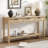Modern Style  Stylish Console Table With Honeycomb Design-248279891