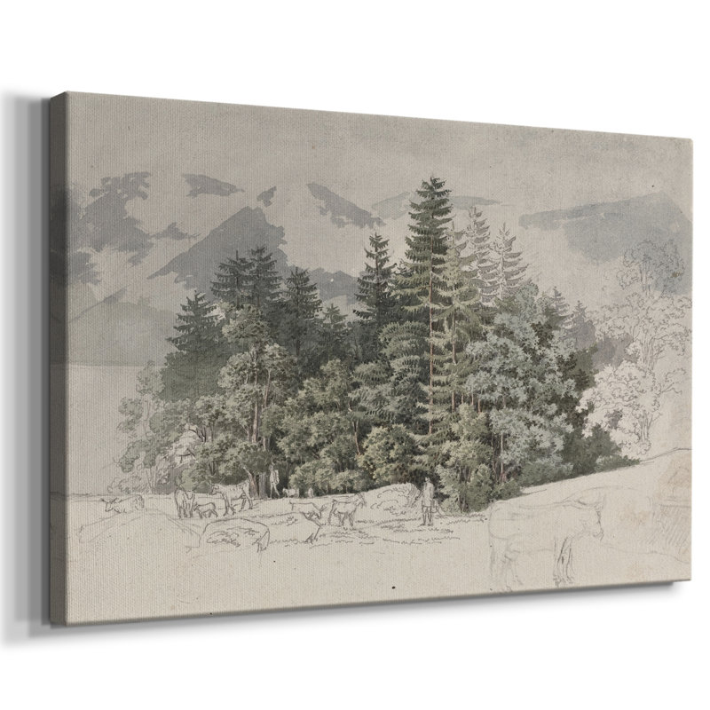 Paysages rétro-CCXV -Galerie enveloppée Cavas, 12X18