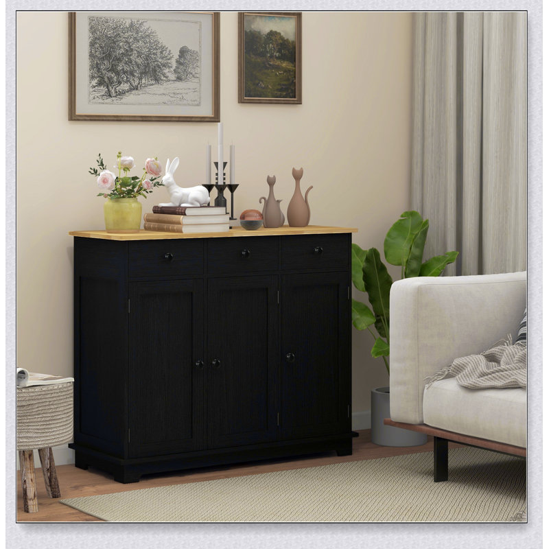 Accent Cabinet with Drawer, Wood