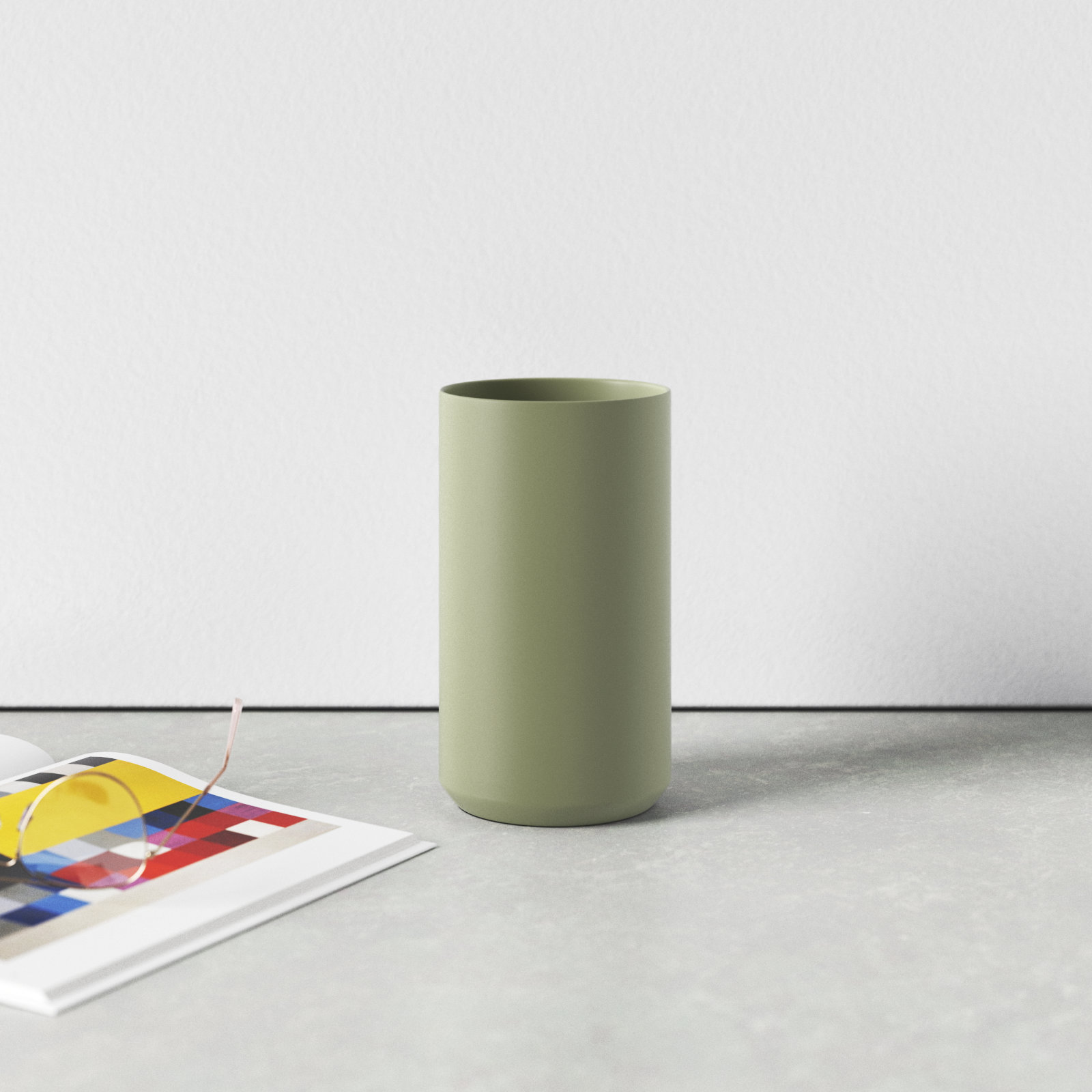 Parsons Table Vase, Green