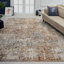 Dmoni Floral Area Rug in Rust-2120364540