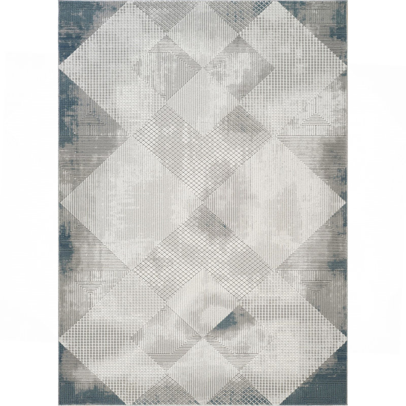 Tapis gris, Rectangle 7 pi 10 po x 10 pi 6 po