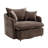 46" Oversized Swivel Chair Upholstered Deep Seat Accent Chair With 2 Pillows Suitable For Living Room, Bedroom, Lounge, Office-1971758216