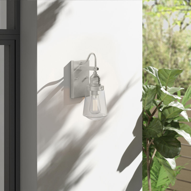 Wellfleet Wall Light in Black/Warm Brass, 20.75" H x 7.5" W x 7.5" D, Black/Warm Brass