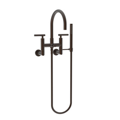 Exposed Tub & Hand Shower Set - Wall Mount
