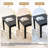 Solid Wood Teak Outdoor Side Table-114983780