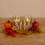 Bougies en verre DEL à piles avec flamme vacillante, danse de cimetière - 2 pièces