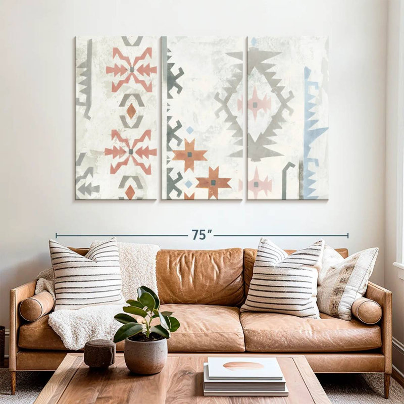 Lelar Southwest Design I Boho, 42" H x 65" W
