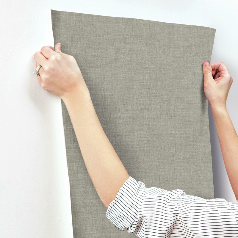 Papier peint texturé Gunny Sack, Vert