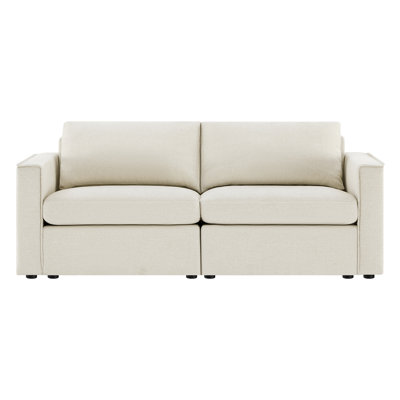 Oliva 81" Wide Modular Upholstered Sectional Sofa