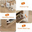 Range-chaussures avec 4 tiroirs inclinables, range-chaussures cannelé en bois avec tablette réglable, range-chaussures autoportant-1181905710