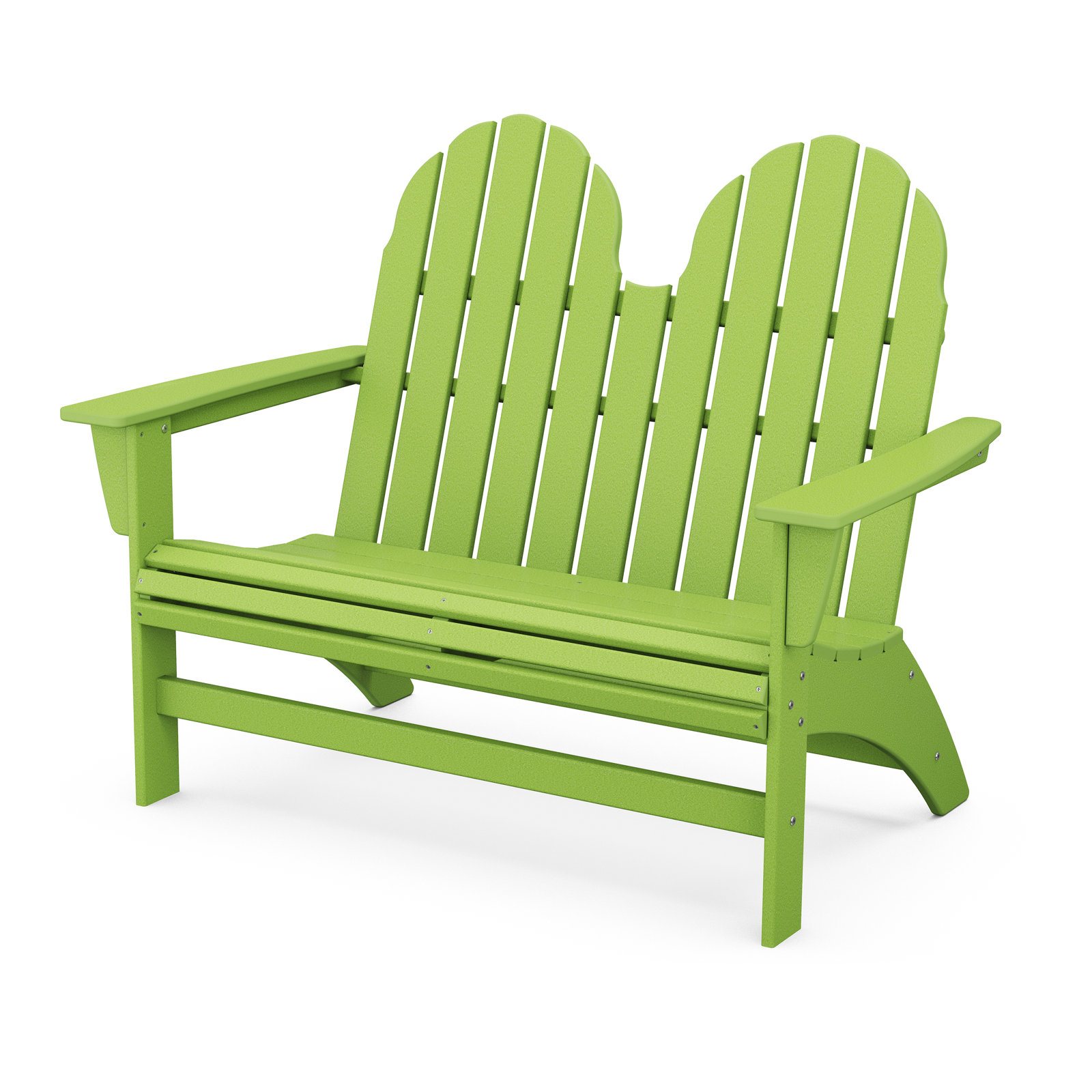 POLYWOOD® Vineyard 50" Patio Bench, Lime