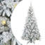 Artificial Hinged Christmas Tree Green PE and PVC-430575880-430575878