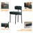 Sherpa Upholstered Metal Dining Chairs-1389094372-1355078511