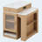 59.5"Kitchen Island with Extendable Dining Table, Kitchen Storage Table with Double-sided Storage, Kitchen Island with 2 Drawers, Power Outlet, Side Open Shelves, for Kitchen, Dining Room, Natural-128964678