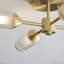 Cunningham Glass Semi Flush Mount