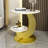 Sintered Stone Side Table 2 Tier Round End Table Living Room-815015994