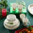 Holly and Vines Christmas Dinnerware Set – 16-Piece Stoneware Service for 4 with Artist-Designed Holiday Plates, Mugs & Bowls, Elegant Tableware for Christmas Hosting & Winter Entertaining
