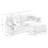 Two-Seater Sofa  With One Footrest-363164951-363164950