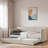 Upholstered Daybed With Trundle And Wood Slat-154159946