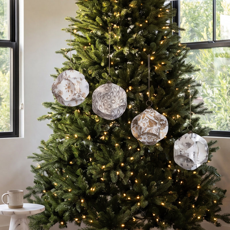 Ornement en forme de boule abstraite The Holiday Aisle®