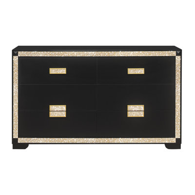 DRESSER ANIMÉ NOIR / DORÉ