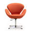 Chaise ballon rembourrée en métal Raspberry Modern-1094482886