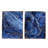 Set of 2 Blue Framed Art Panels