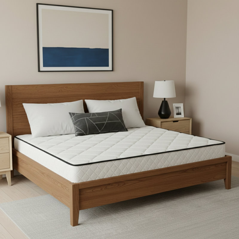 Matelas à ressorts ferme 6 "/ 8" / 10 "/ 12" - Wayfair ™, Lit simple, 6"