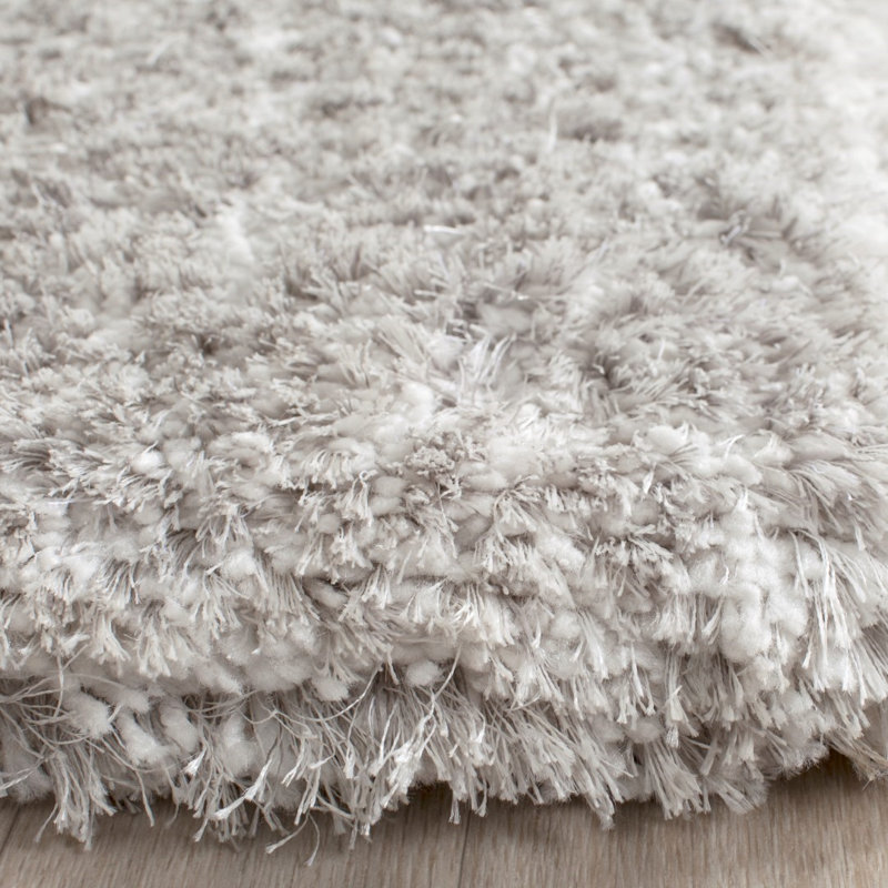 Tapis gris clair Chamiyah , Rectangle 2 pi 6 po x 3 pi 8 po