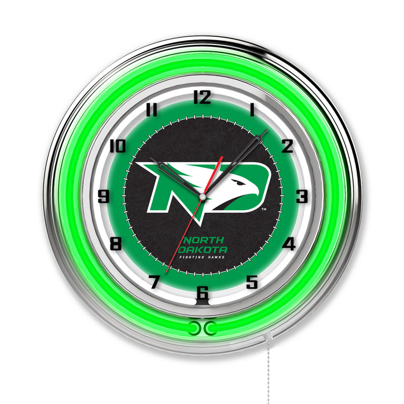 Horloge murale 19 po NCAA, North Dakota Fighting Hawks