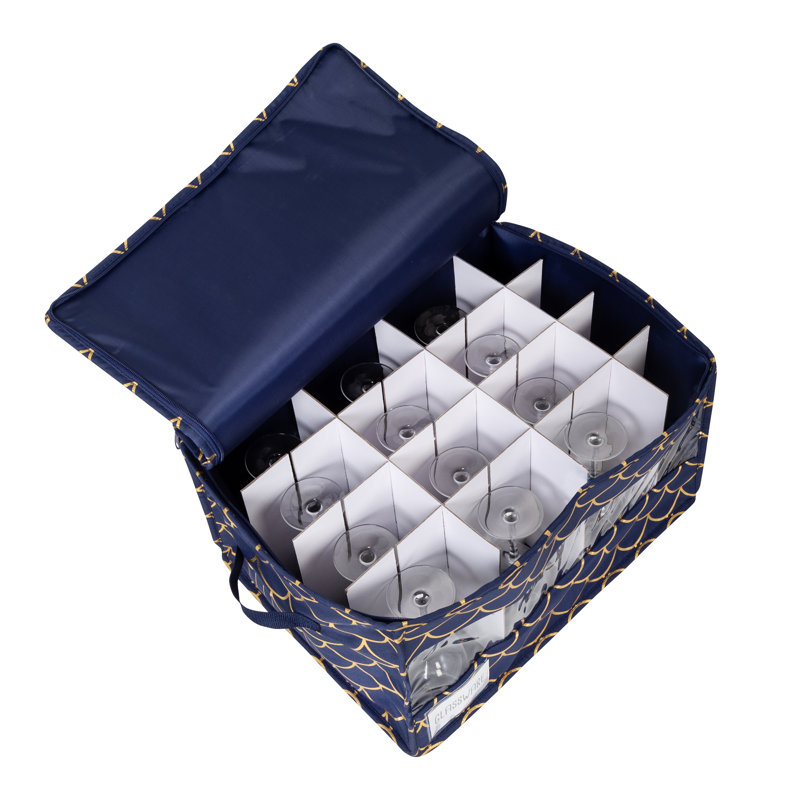 Fabric Stemware Storage