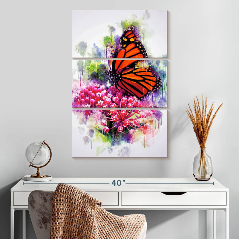 Brampt Garden Monarch Butterfly, 32" H x 20" W
