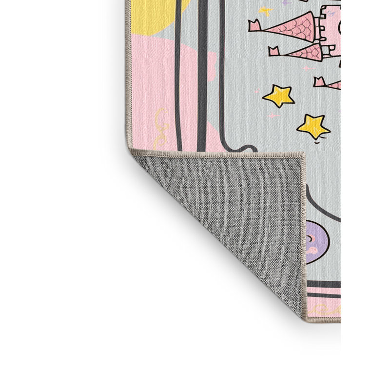Tapis fantaisie lavable Gemma, Rectangulaire 2 pi x 3 pi