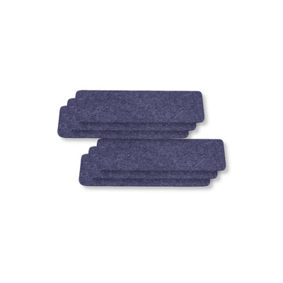 G-Floor Drip & Dry 12" x 20" Absorbent Vinyl Pet Bowl Mats (6-Pack)