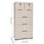 Armoire de rangement en plastique 6 tiroirs Julane-190532354