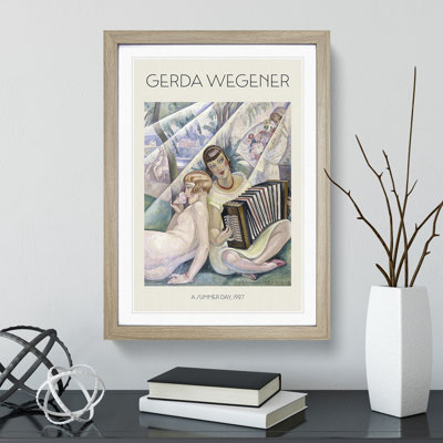 A Summers Day by Gerda Wegener - Picture Frame Painting