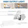 Luxrite 3" Square LED Recessed Ceiling Light J-Box 10W 5 Colour Selectable 800LM Dimmable Wet Rated ETL 6 Pack
