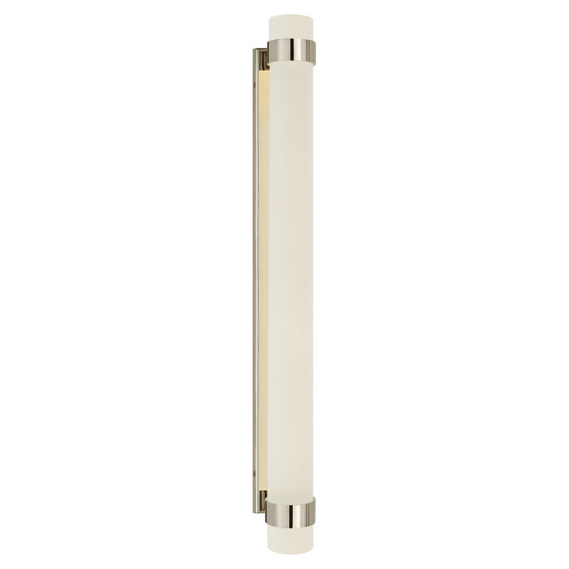 Ralph Lauren Barton 1 Light Corner Wall Light, Polished Nickel, 30" H x 3" W x 4" D